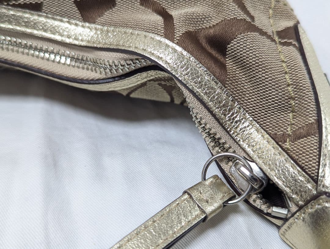 コーチ　COACH シグネチャー　ショルダーバック　パッチワーク　F12315