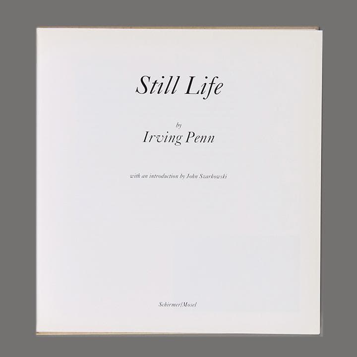 芸術写真 Still Life | Irving Penn