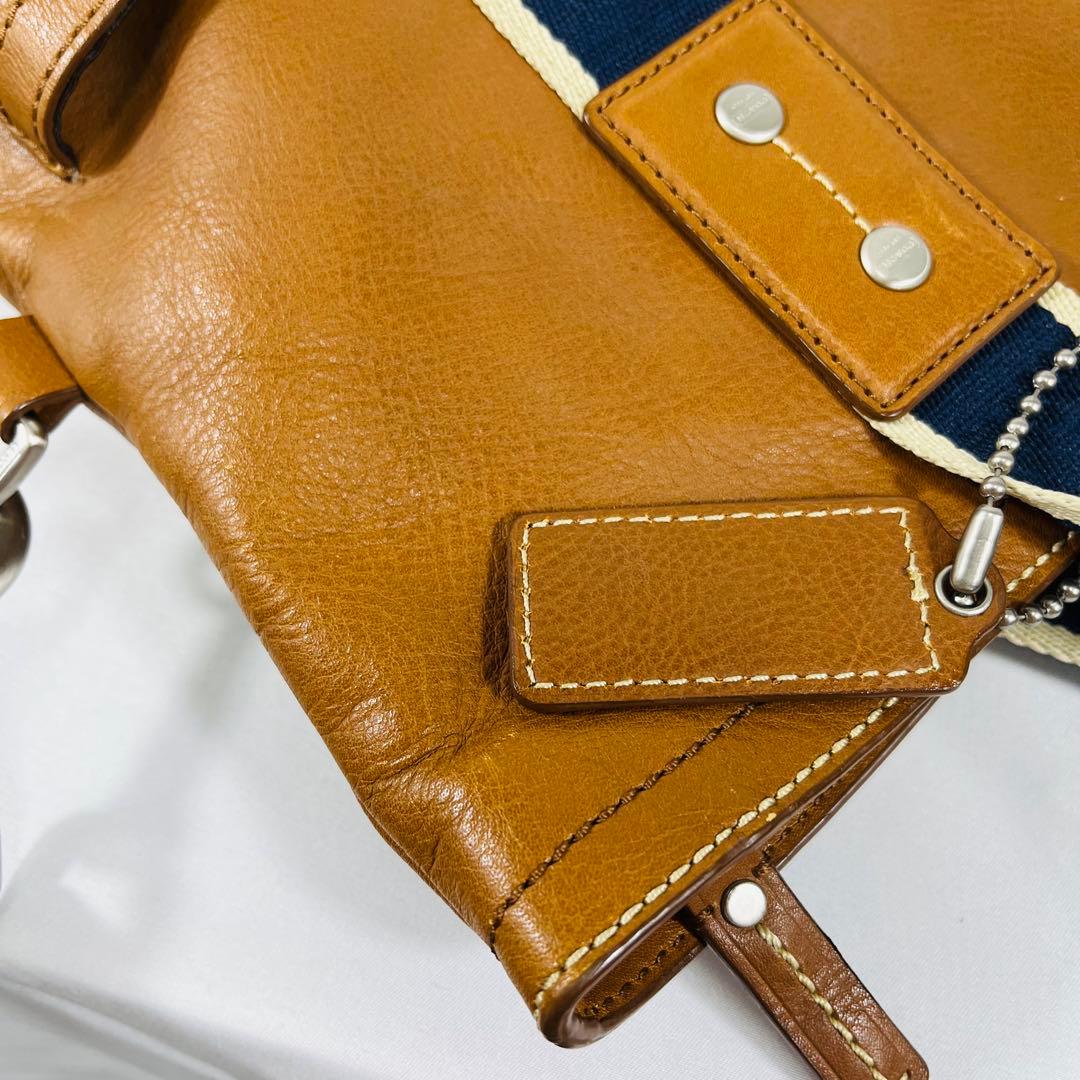 Coach コーチ　ヘリテージレザー２WAYトートバッグ70558 ユニセックス