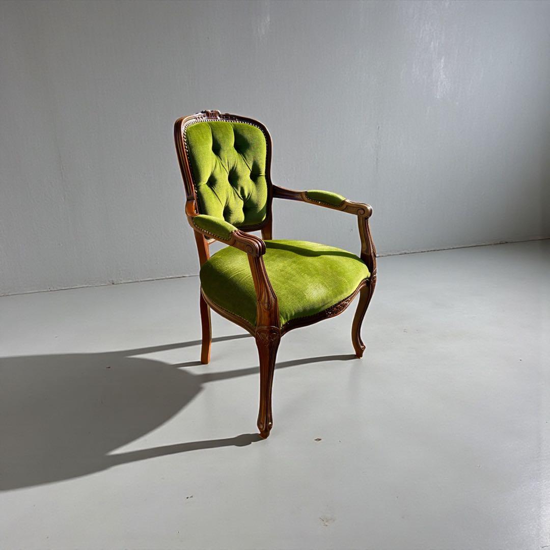 アンティーク　ロココ調　椅子　A