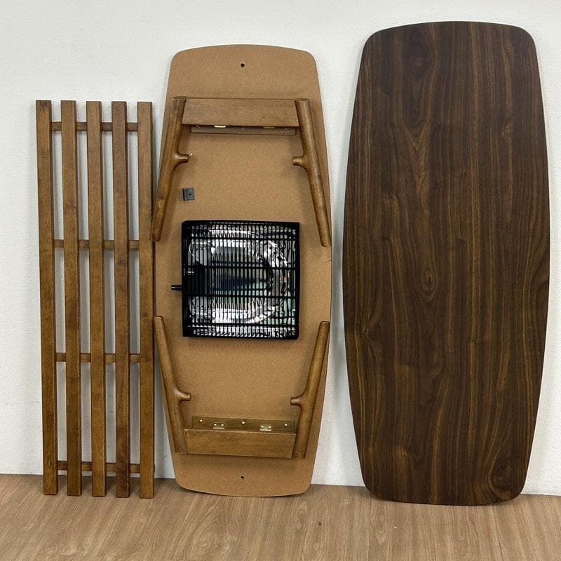 (新品)☆棚付き折れ脚こたつ120WNT☆【OUTLET】