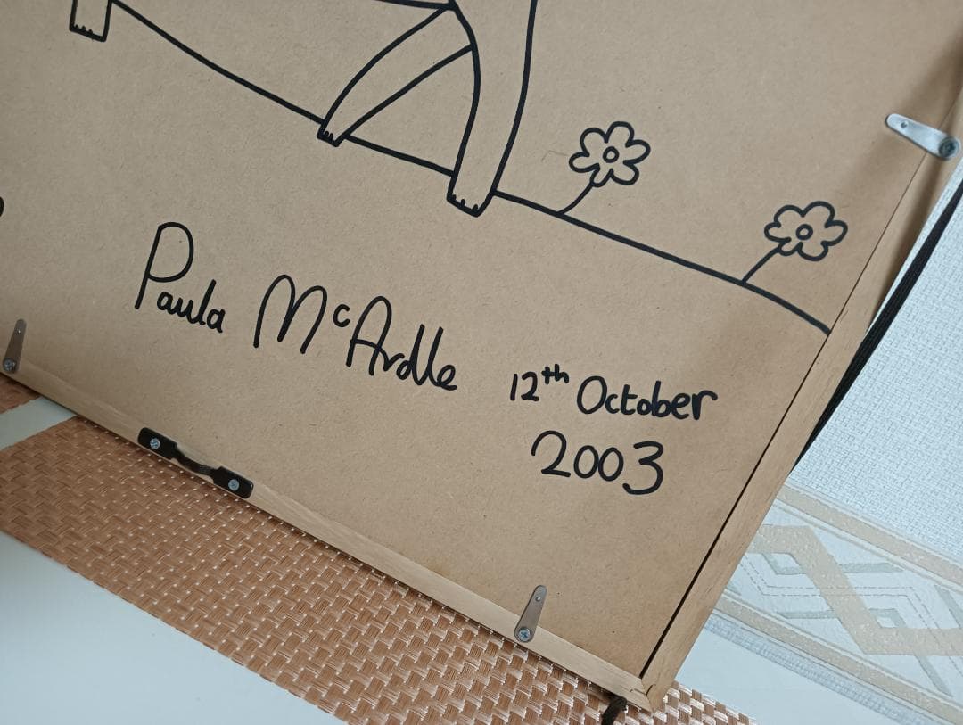 【1月末削除】【直筆サイン＆絵入】Paula McArdleポーラ マッカードル