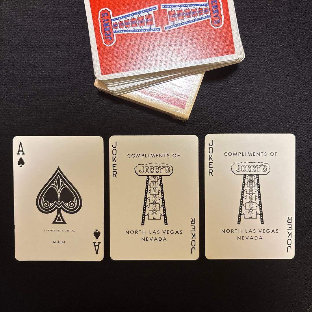 美品 Jerry's Nugget 赤 ジェリーズナゲット カジノデック