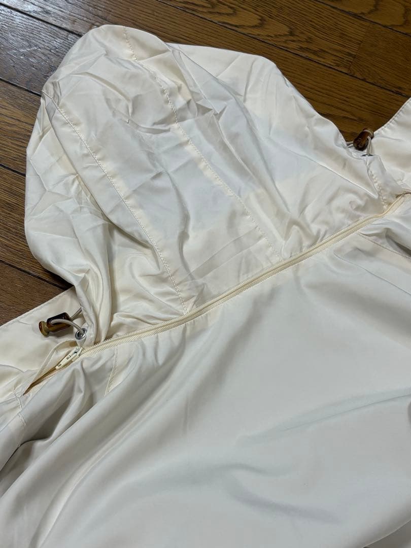 正規品伊製 ロロピアーナ　収納フード付き　ブルゾン　シルクタッチ　size L