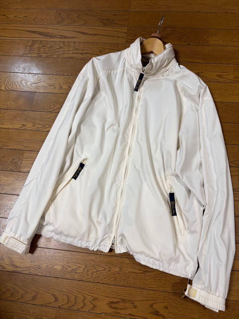 正規品伊製 ロロピアーナ　収納フード付き　ブルゾン　シルクタッチ　size L