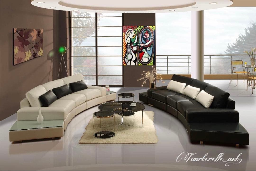 肉筆☆油絵☆F20号『鏡の中の少女』ピカソ/模写