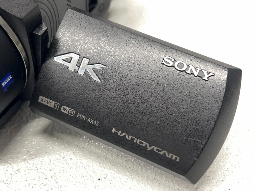 中古SONY 4K ビデオカメラFDR-AX45　レンズフィルター付き