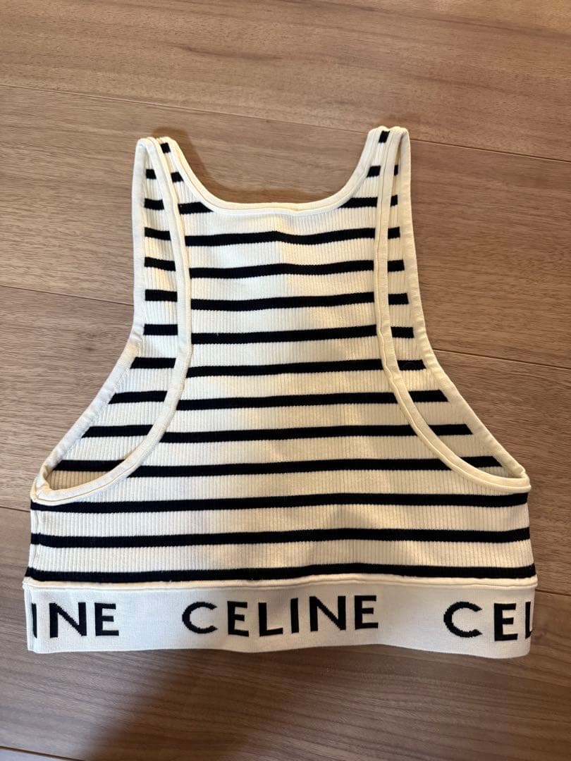 セリーヌ　ロゴタンクトップ