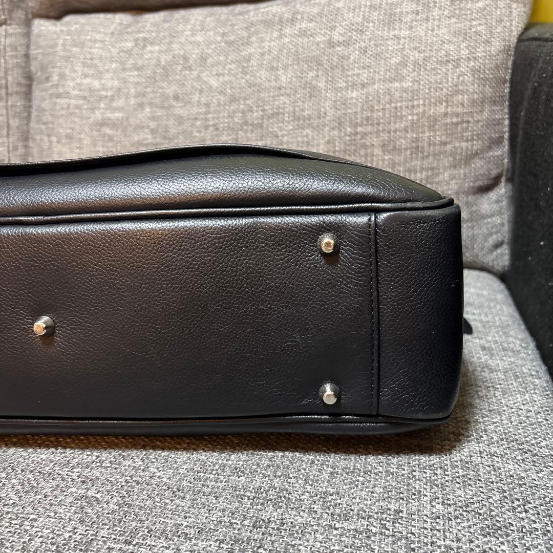 レザー ビジネスバッグ 黒