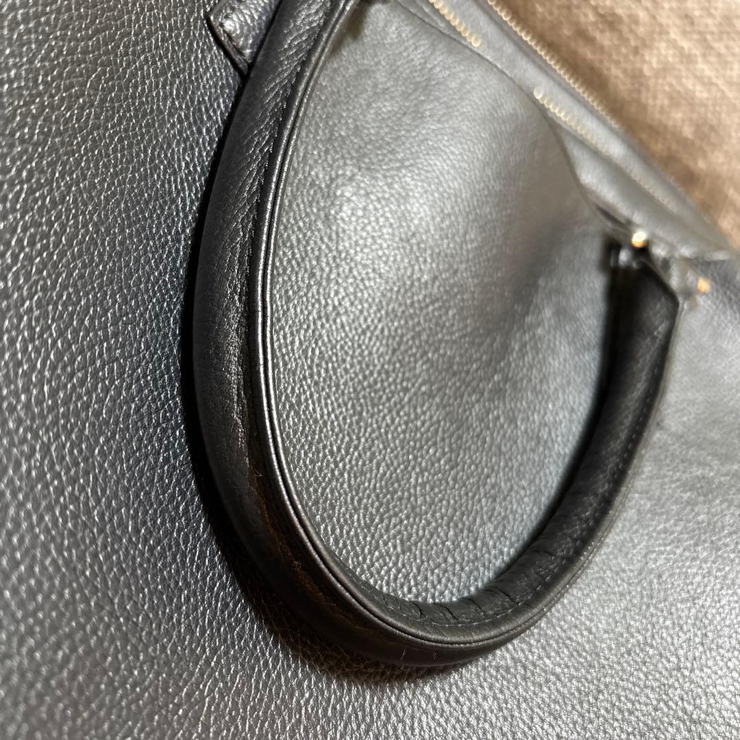 レザー ビジネスバッグ 黒