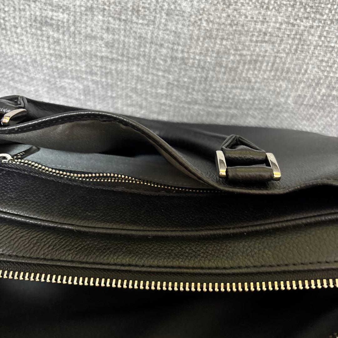 レザー ビジネスバッグ 黒