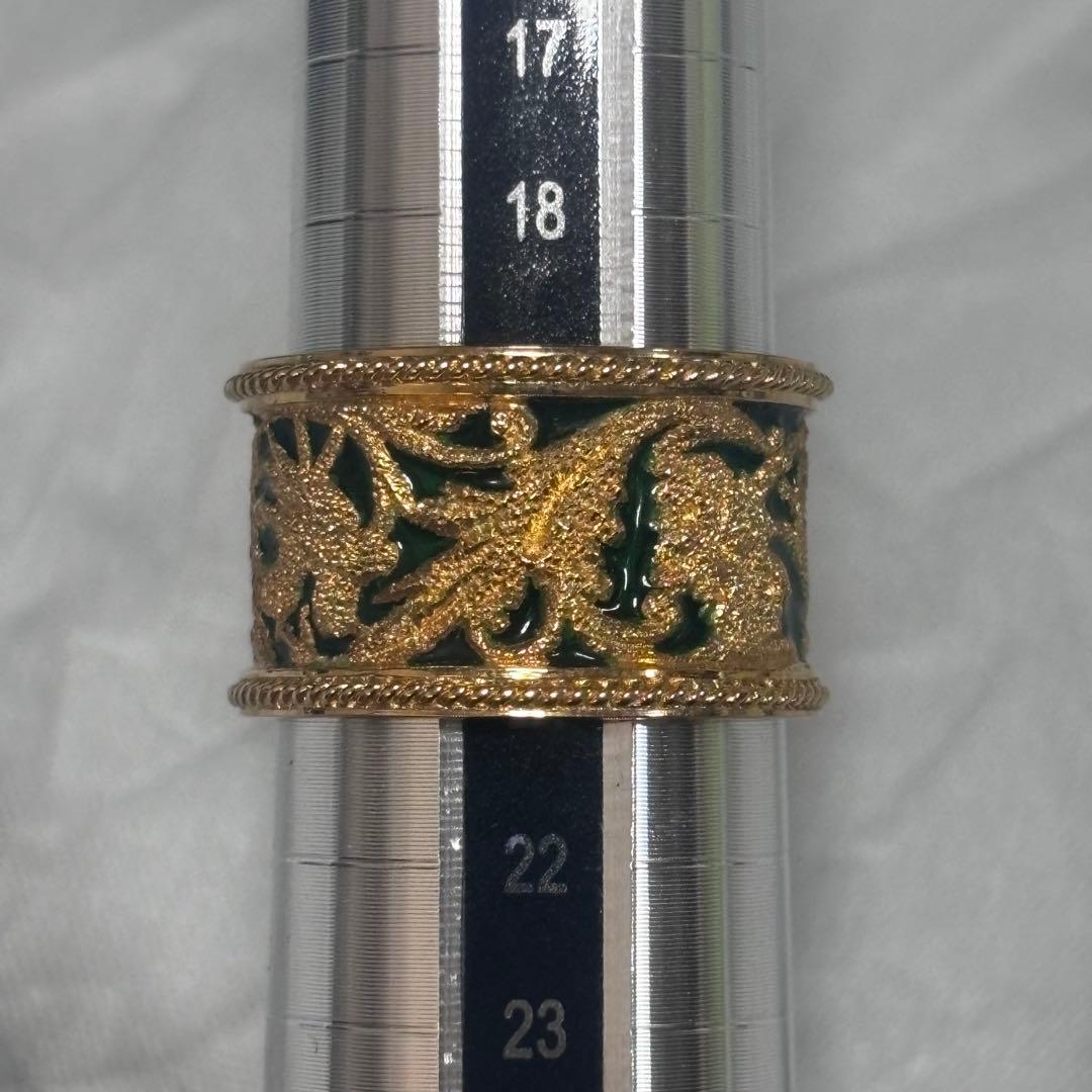 YANES ヤーネス　エマイユ　七宝焼　リング