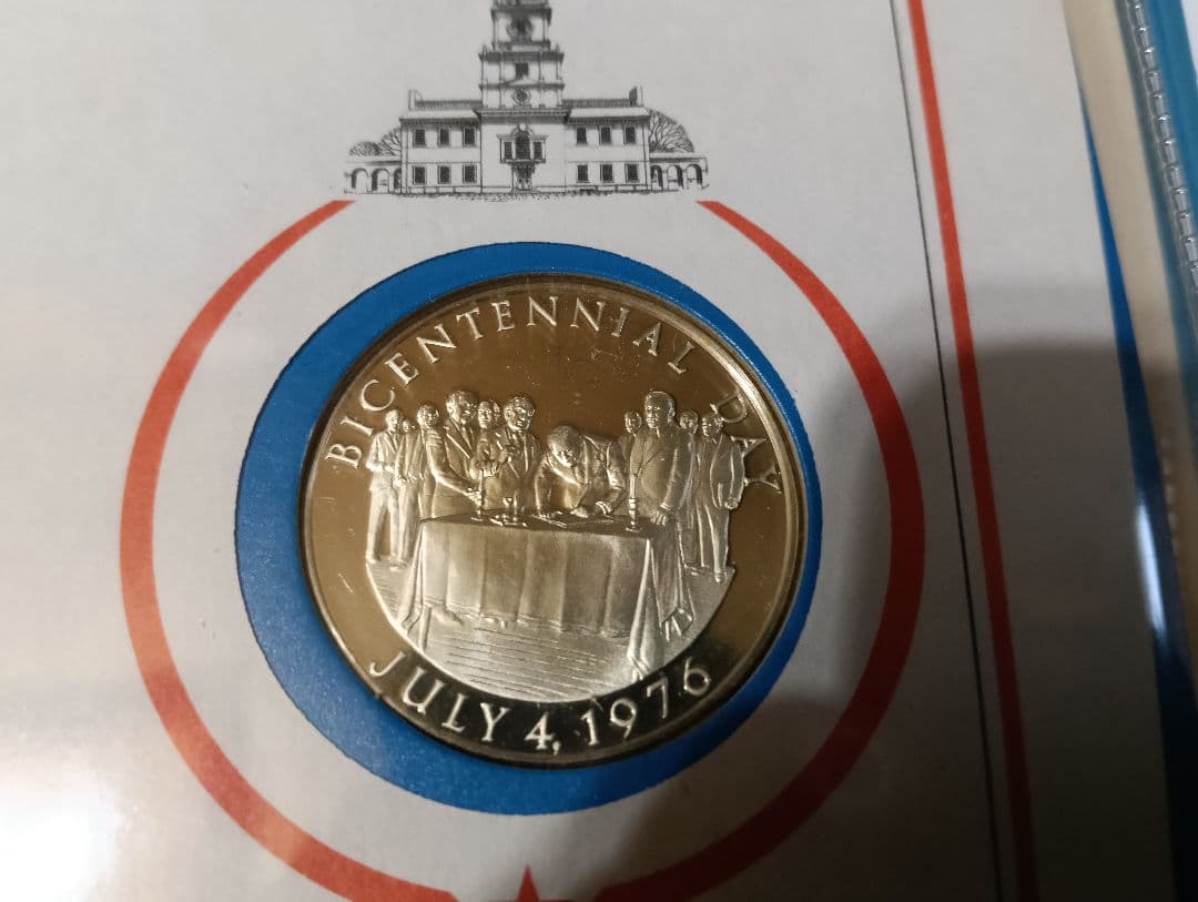 カナダ国立公園100周年記念1ドル銀貨 ＆ アメリカ独立200周年記念銀貨