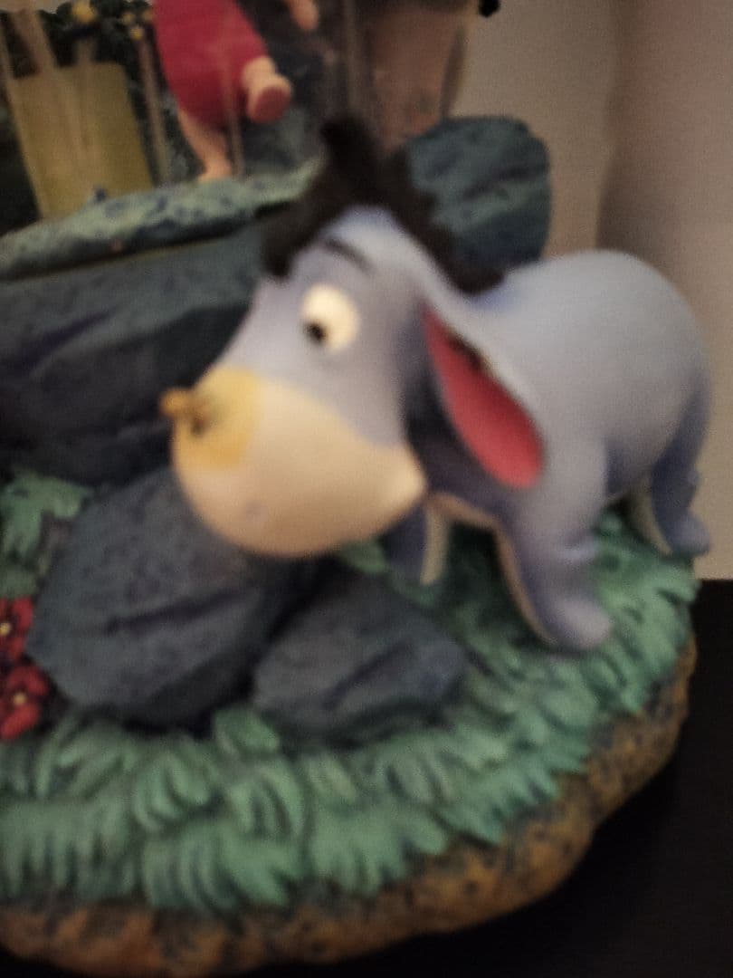 プーさん スノーグローブ フィギュア オルゴール