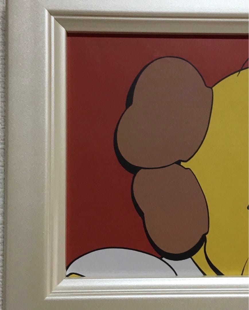 絵画/近代ポップアート/巨匠 /KAWS (カウズ) /インテリアアート/額装品