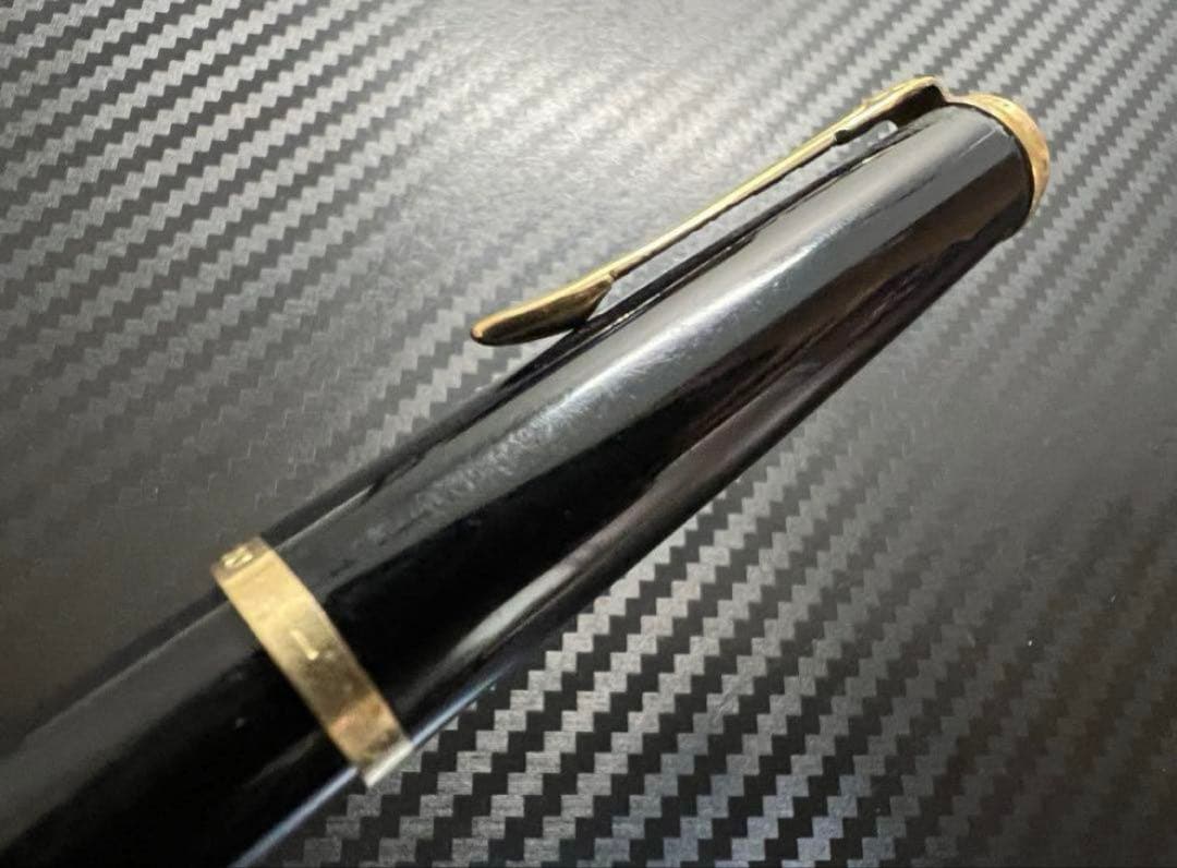 美品 ペリカン 400NN M&K ブラックストライプ EF 万年筆