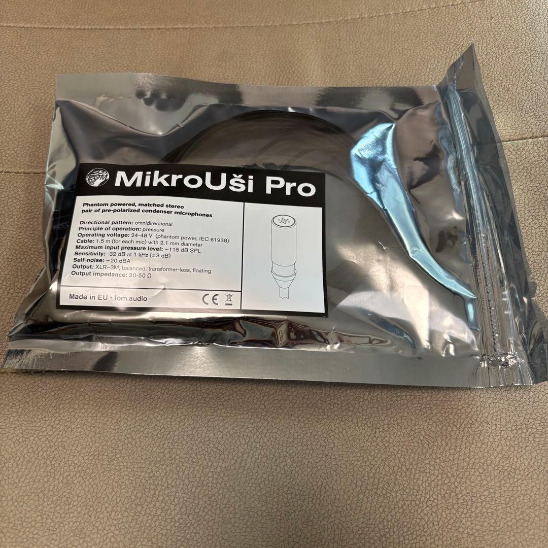 開封のみ LOM / MikroUsi Pro コンデンサーマイク