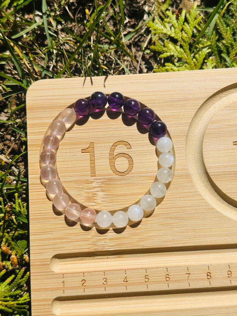 ユニドロブレスレット　パープル系