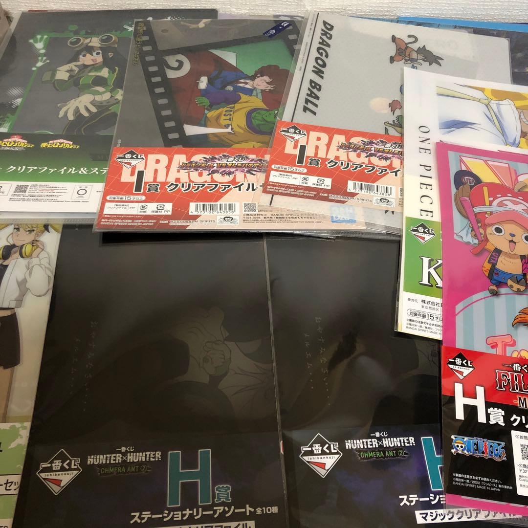 クリアファイル　大量　まとめ売り　アニメ　キャラクター