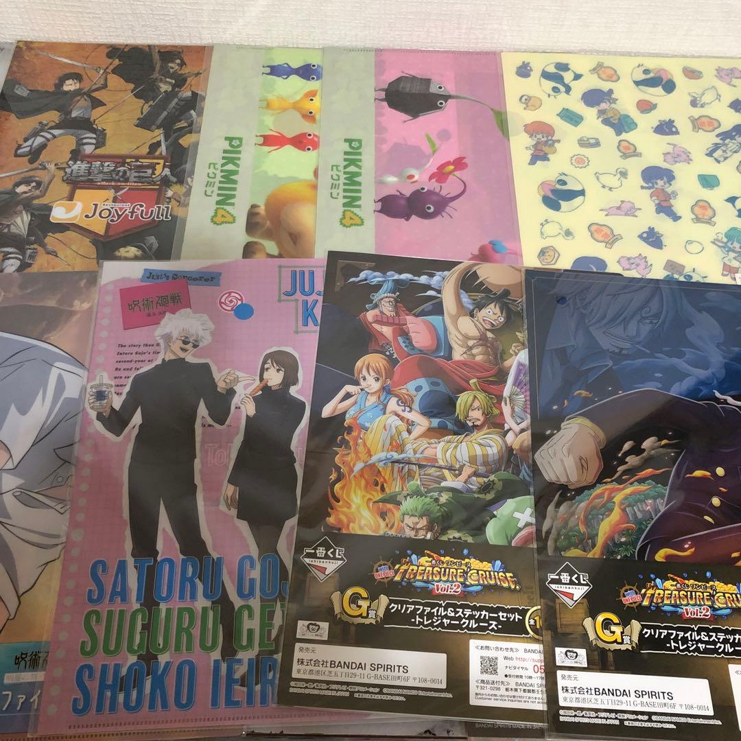 クリアファイル　大量　まとめ売り　アニメ　キャラクター