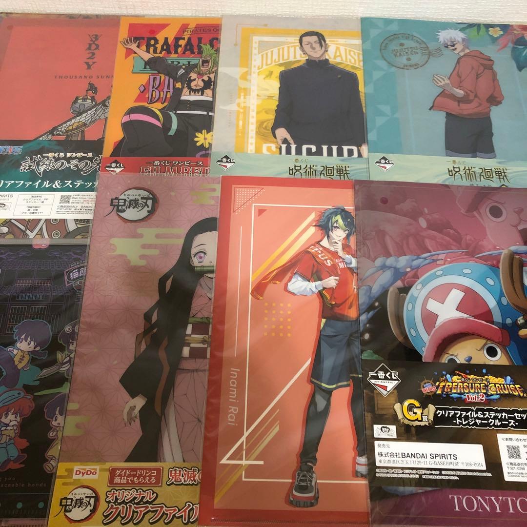 クリアファイル　大量　まとめ売り　アニメ　キャラクター