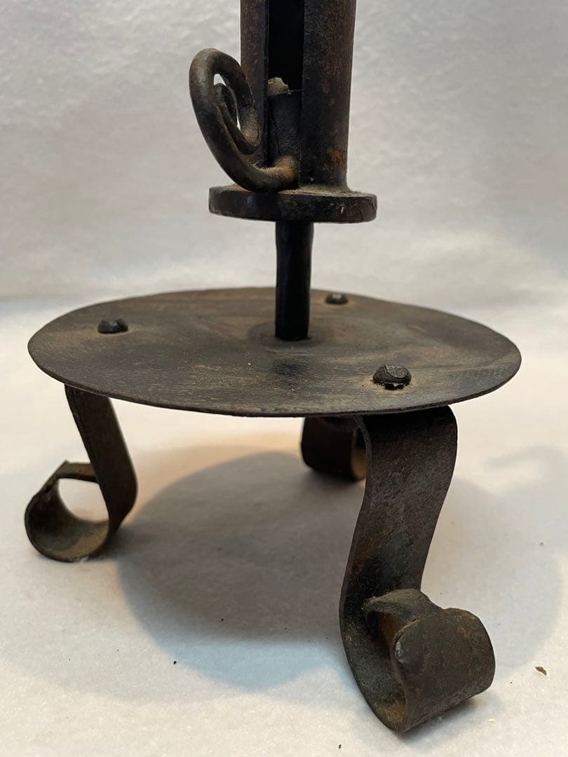 自在燭台（五段調節可能）和蝋燭　燭台