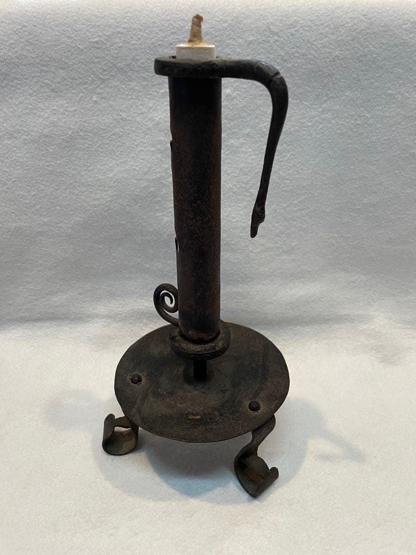 自在燭台（五段調節可能）和蝋燭　燭台