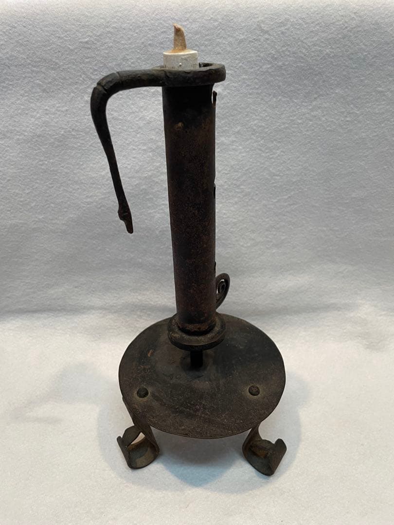 自在燭台（五段調節可能）和蝋燭　燭台