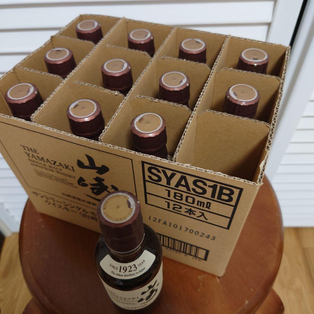 山崎 ミニボトル 180ml 12本 サントリー ウイスキー　新品未開封