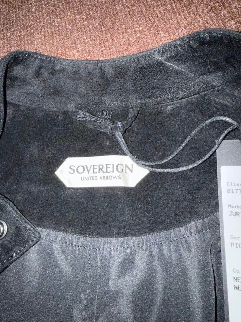 EMMETI シングルライダース JURIスウェード ブラック 48別注 未使用