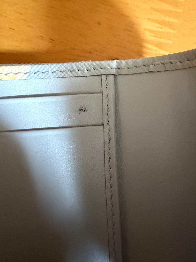 PRADA プラダ 花柄 三つ折り財布 サフィアーノレザー