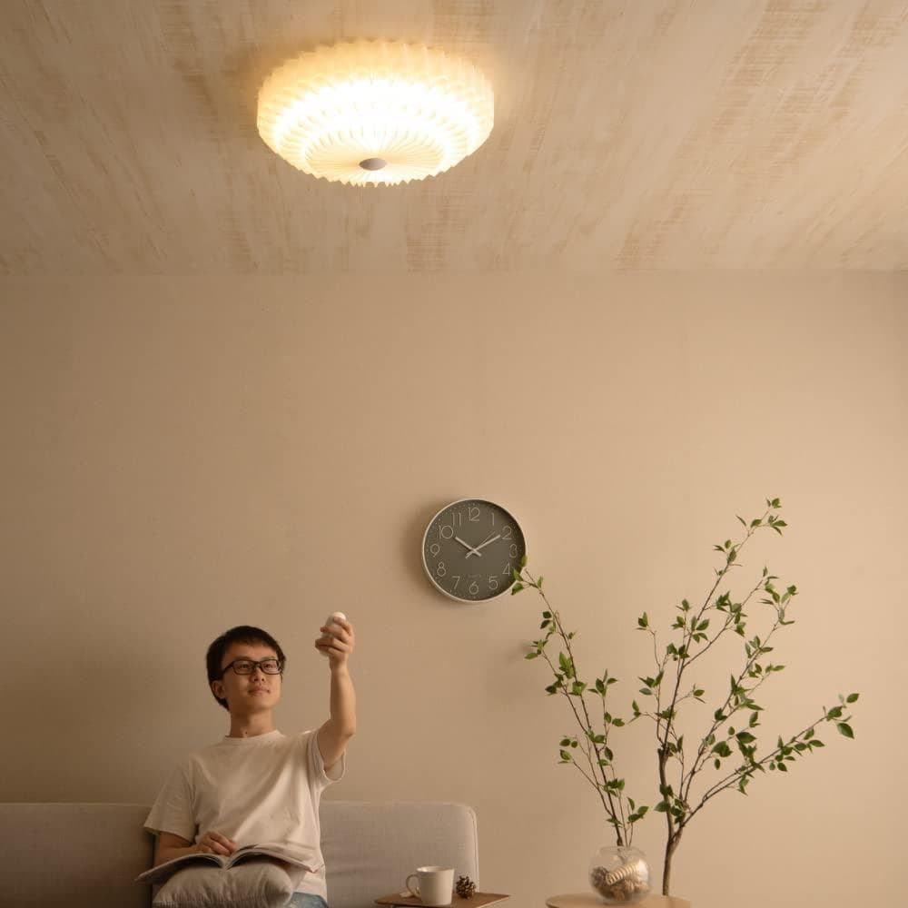 【M1637-144-107】LEDシーリングライト 調光調色 リモコン付