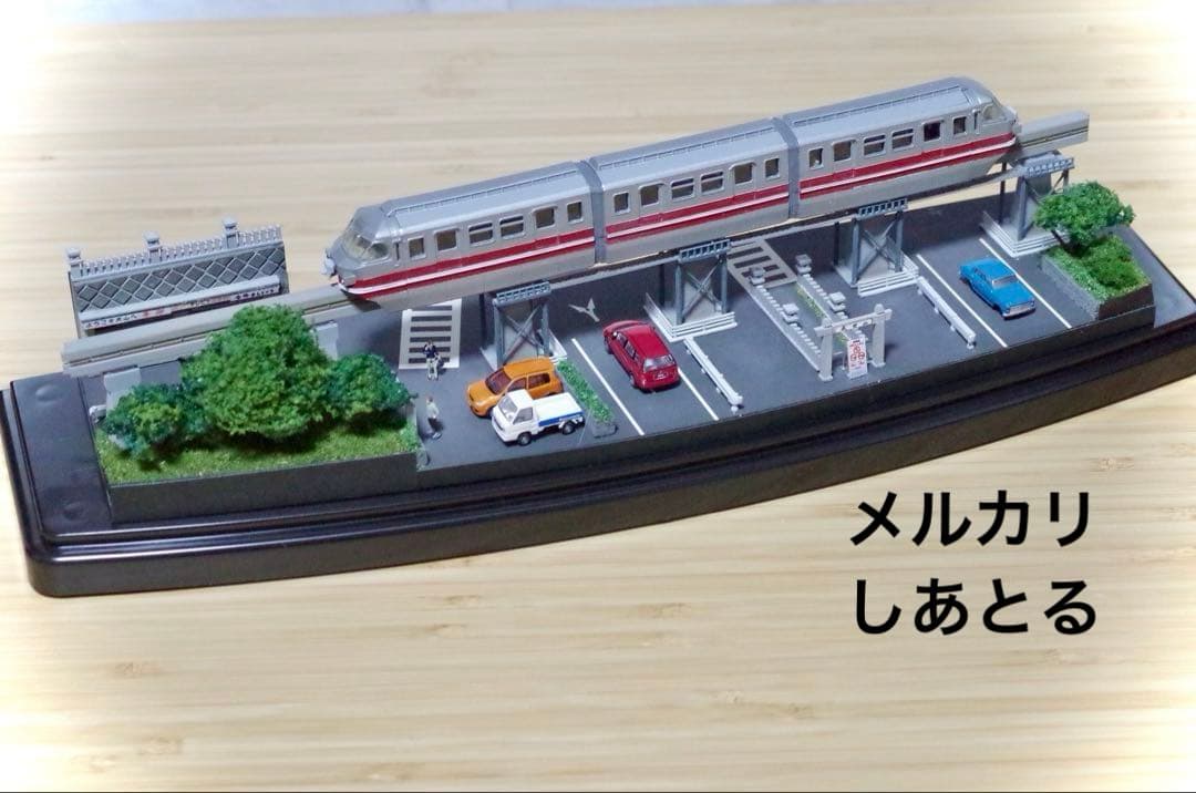 名鉄 犬山モノレール 鉄道ジオラマ展示台 ☆Nゲージ ☆鉄道模型