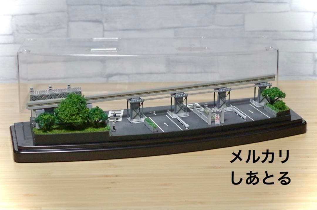 名鉄 犬山モノレール 鉄道ジオラマ展示台 ☆Nゲージ ☆鉄道模型