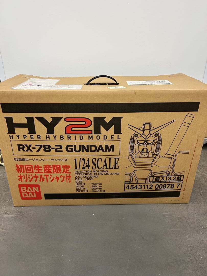 HY2M RX-78-2 ガンダム　1/24 初回生産限定オリジナルTシャツ付