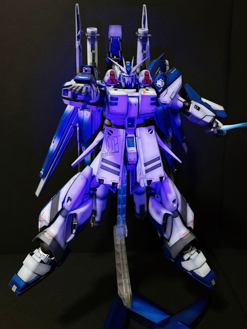 MG HI-νガンダム　ver.ka HWS装備　全塗装完成品