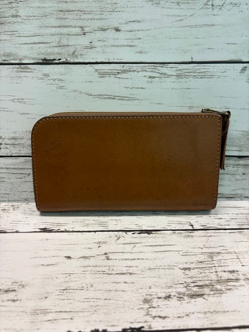 RUBATO ブラウンレザー長財布