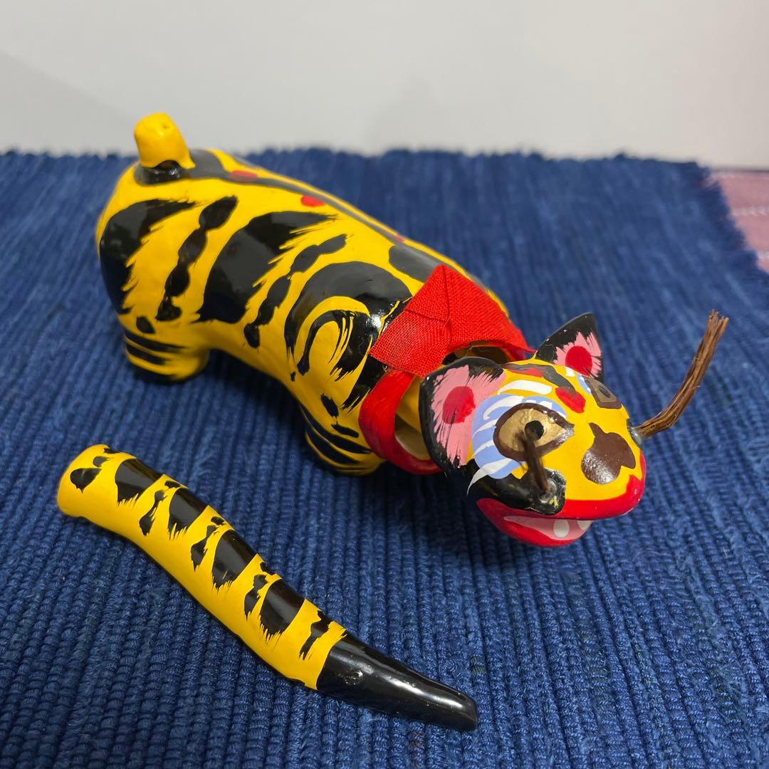 島根県 出雲の郷土玩具 張子虎