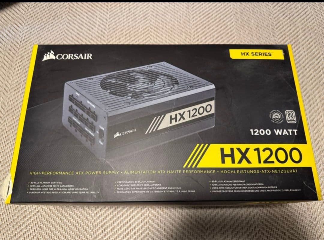 CORSAIR HX1200 1200W 電源ユニット