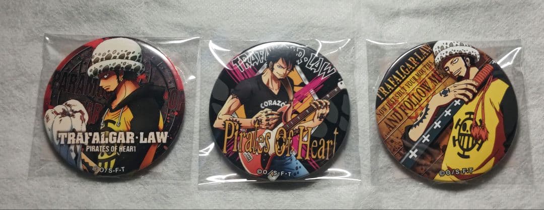 ワンピース　ONEPIECE　ロー　缶バッジ
