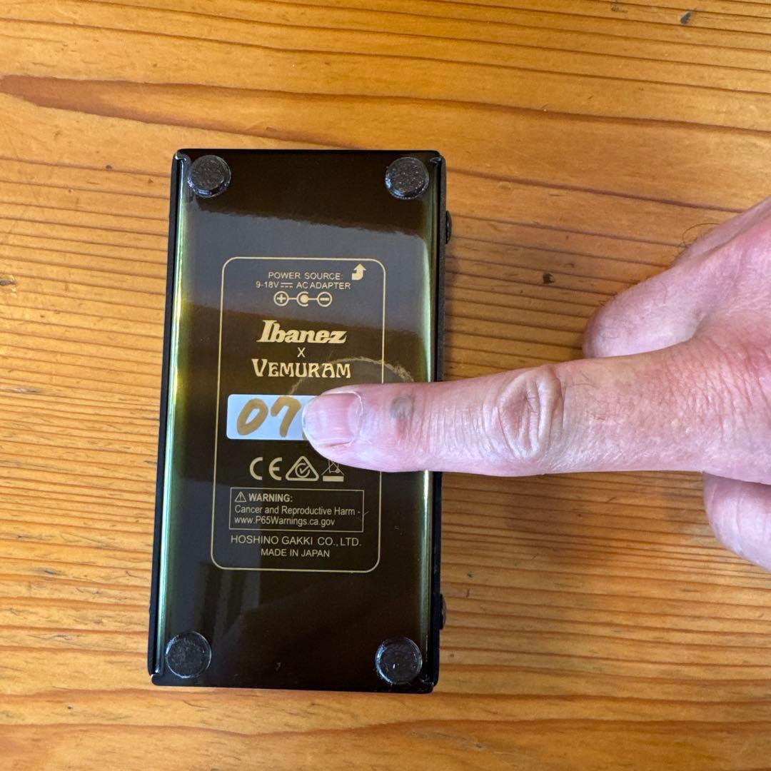 未使用Ibanez 限定Tube Screamer Vemuram TSV808