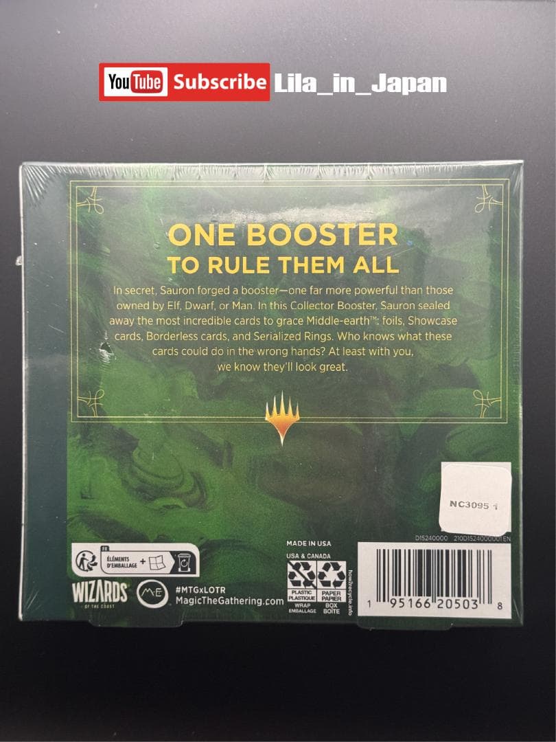 【新品】MTG 指輪物語：中つ国の伝承　コレクターブースター　英語版