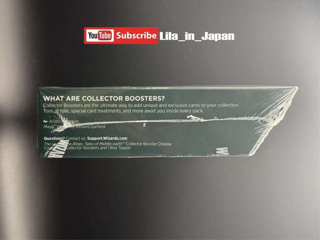 【新品】MTG 指輪物語：中つ国の伝承　コレクターブースター　英語版