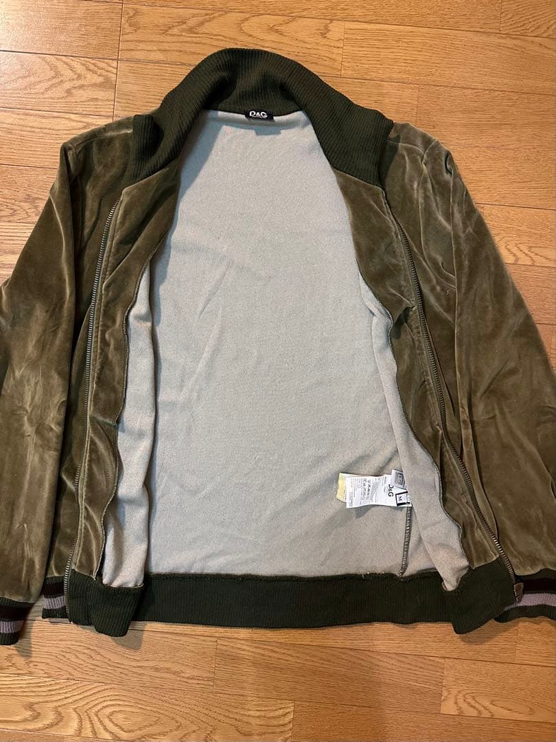 【期間限定値下げ中】D&G ドルチェ＆ガッバーナ ベロア ジップアップ　美品