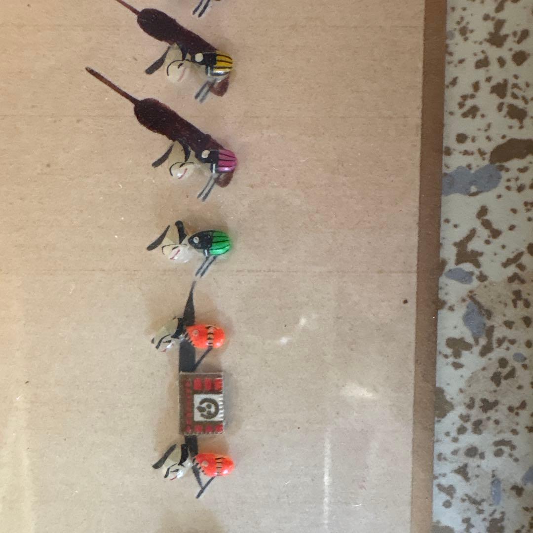 日本の伝統人形 額装作品