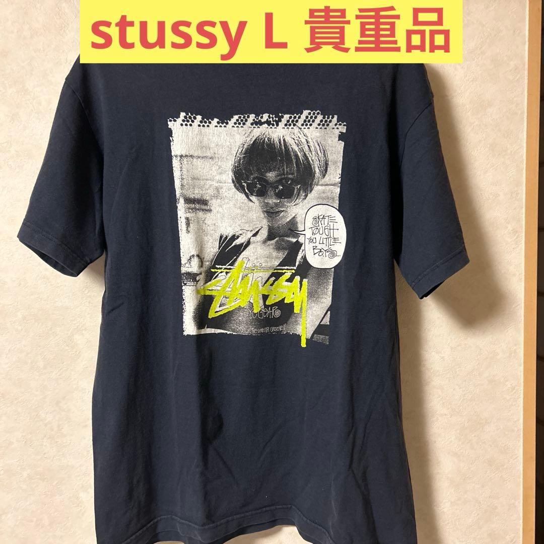 kaz　stussy Lサイズ　ネイビー
