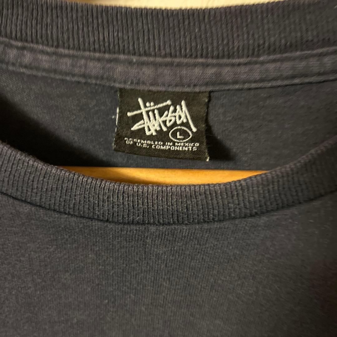 kaz　stussy Lサイズ　ネイビー