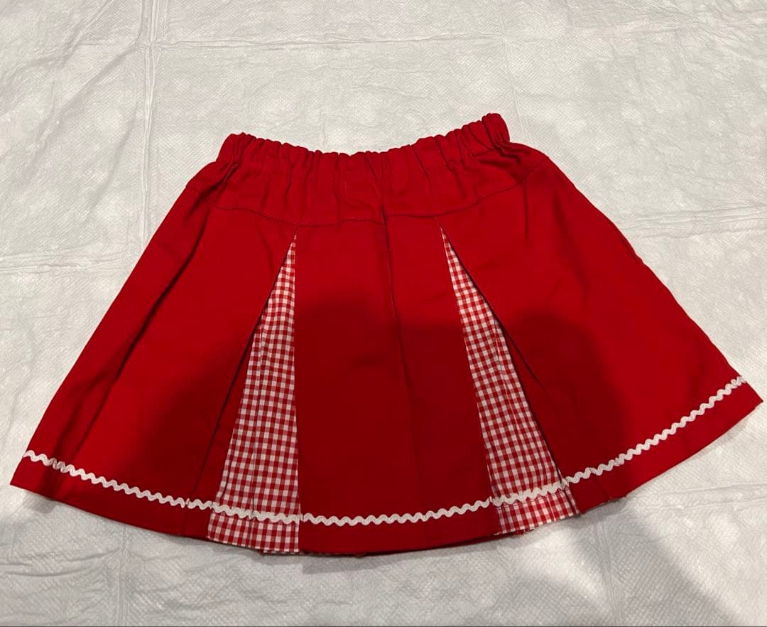 ミキハウス　チエコサク　スカートS100ー110cm