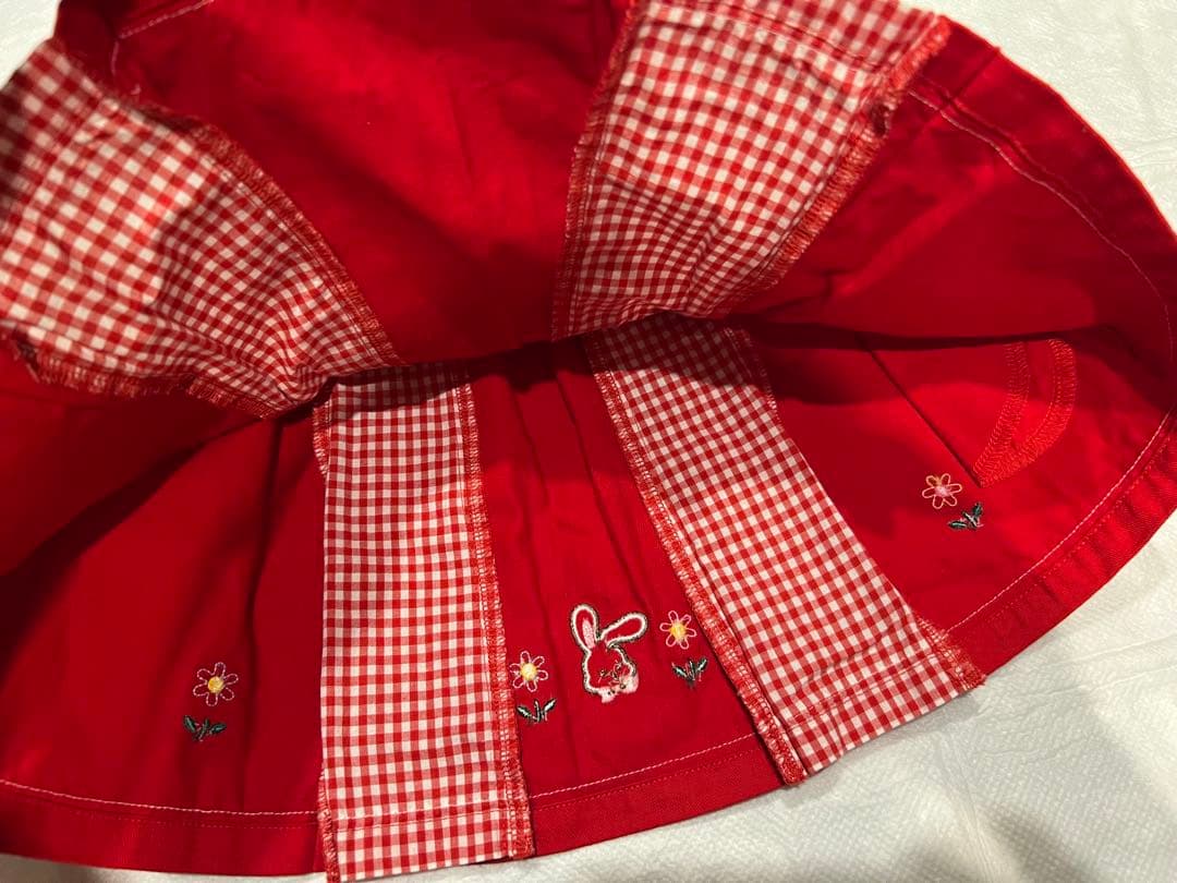 ミキハウス　チエコサク　スカートS100ー110cm