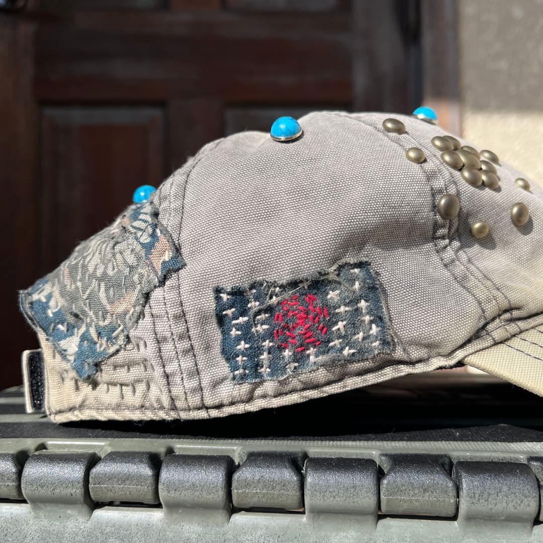 SASHIKO BORO CAP Carhartt 襤褸　カーハート　刺し子